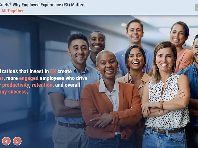 TrainingBriefs® Why Employee Experience (EX) Matters