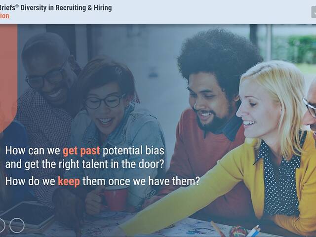 TrainingBriefs® Diversity in Recruiting & Hiring